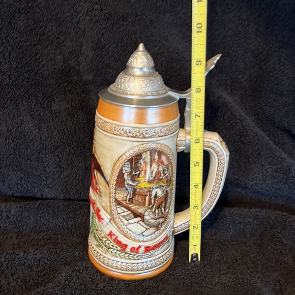 1985 Tomorrow’Treasures A Series Anheuser Beer Stein Collectible #96452 - Picture 8 of 9
